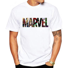 Load image into Gallery viewer, LUSLOS 2019 Men's Casual Marvel Printed T Shirt Fashion Streetwear O-Neck Male Tshirt Man T-shirt Tee Top camiseta masculina