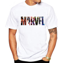 Load image into Gallery viewer, LUSLOS 2019 Men's Casual Marvel Printed T Shirt Fashion Streetwear O-Neck Male Tshirt Man T-shirt Tee Top camiseta masculina